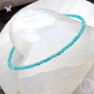 Amazonite Micro Faceted Beaded Bracelet